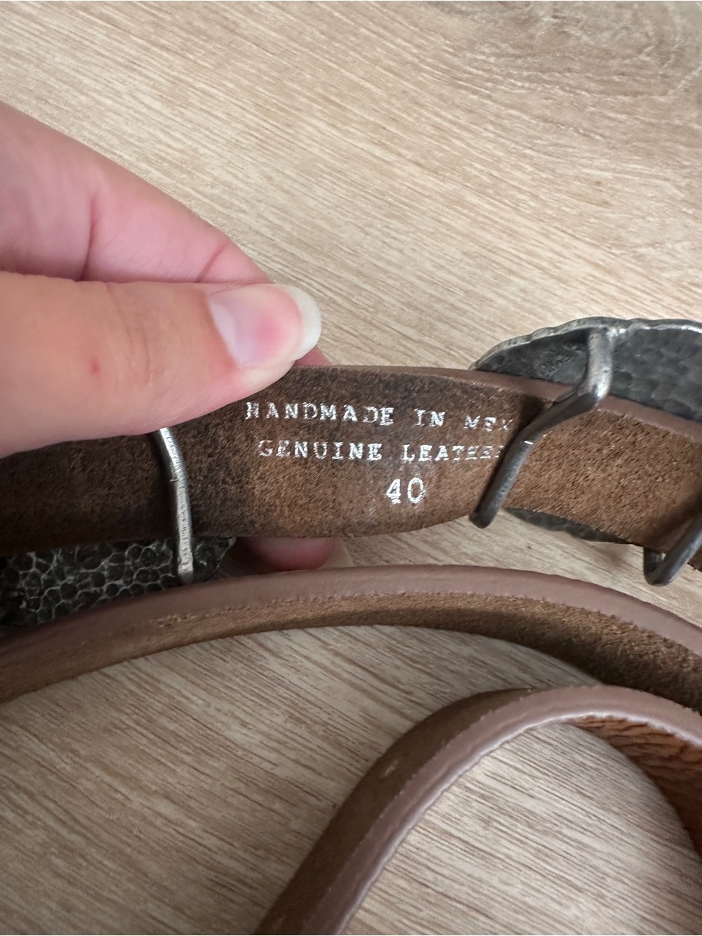 NEW Double D Ranch Loredo Concho Leather Belt 40 XXXL - Picture 5 of 6